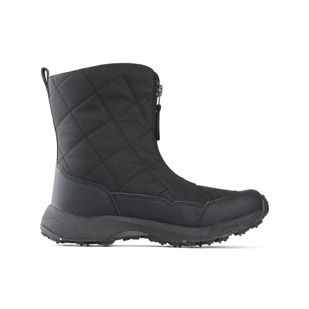 New ICEBUG Ivalo4 Men BUGrip Black Snow Boots Sz 11.5 Lightweight Warm Zipper
